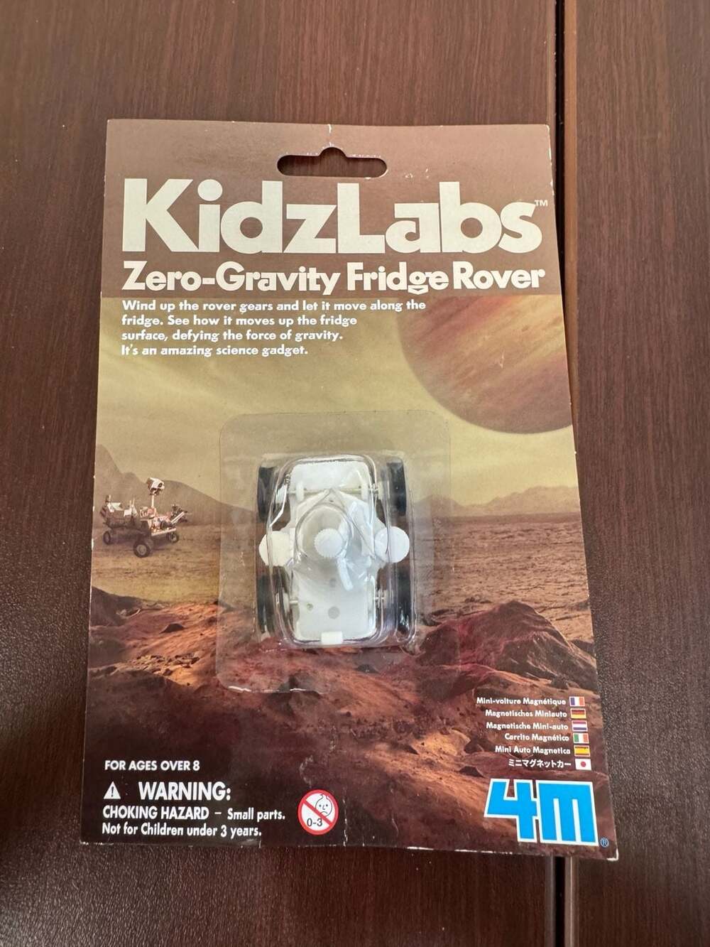 New KidzLabs Zero-Gravity Fridge Rover space toy
